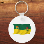 Saskatchewan Flag Schlüsselanhänger (Vorderseite)