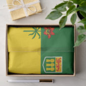Saskatchewan Flag Seidenpapier (Geschenk)