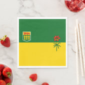 Saskatchewan Flag Serviette (Beispiel)