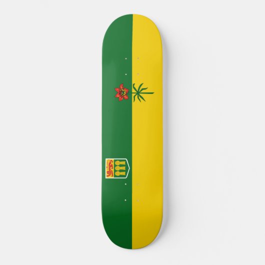 Saskatchewan Flag Skateboard (Vorderseite)