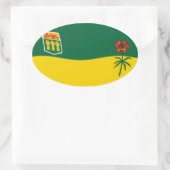 Saskatchewan Flag Sticker (Tasche)