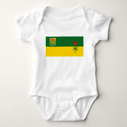 Saskatchewan-Flagge Baby Strampler (Vorderseite)