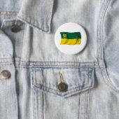 Saskatchewan-Flagge Knopf Button (Beispiel)