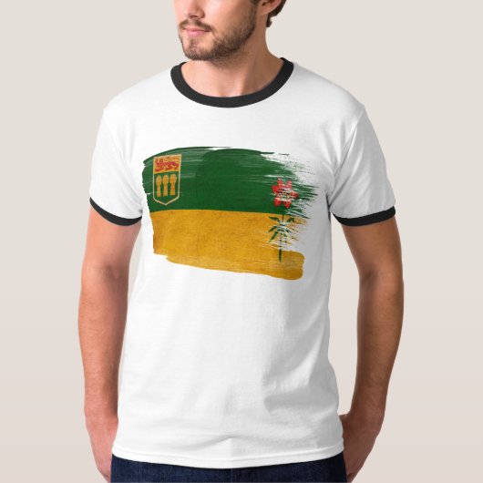 Saskatchewan-Flagge T-Shirt (Vorderseite)