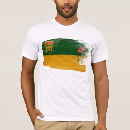 Saskatchewan-Flaggen-T - Shirt