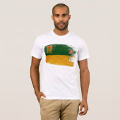Saskatchewan-Flaggen-T - Shirt (Vorne ganz)