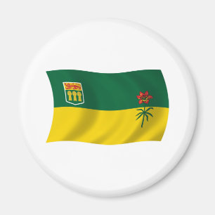 Saskatchewan-Flaggenmagnet Magnet