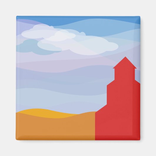 Saskatchewan Grain Elevator Magnet (Vorne)