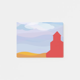 Saskatchewan Grain Elevator Post-it Klebezettel