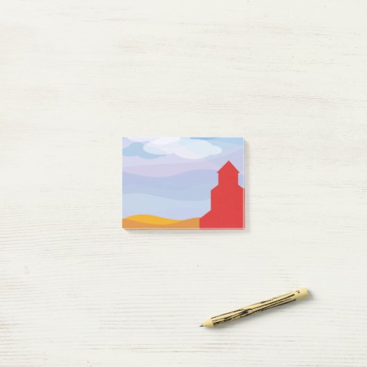Saskatchewan Grain Elevator Post-it Klebezettel (Auf Schreibtisch)
