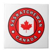 Saskatchewan Kanada Fliese (Vorderseite)