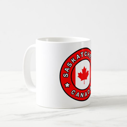 Saskatchewan Kanada Kaffeetasse (Vorderseite Links)
