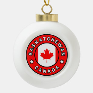 Saskatchewan Kanada Keramik Kugel-Ornament