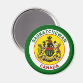 SASKATCHEWAN, KANADA MAGNET (Vorderseite/Rückseite)