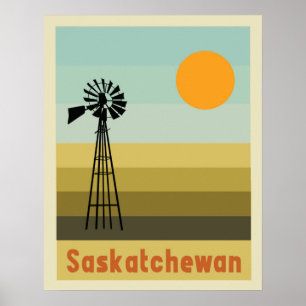 Saskatchewan Kanada Poster