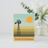 Saskatchewan Kanada Postkarte (Stehend Vorderseite)