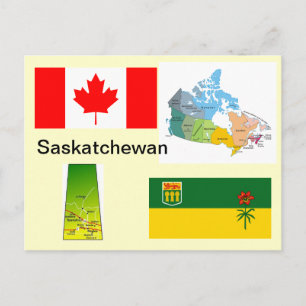 Saskatchewan Kanada Postkarte