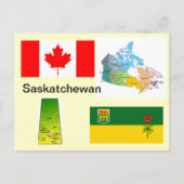 Saskatchewan Kanada Postkarte (Vorderseite)