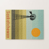 Saskatchewan Kanada Puzzle (Horizontal)