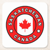 Saskatchewan Kanada Rechteckiger Pappuntersetzer (Vorderseite)