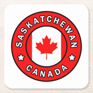 Saskatchewan Kanada Rechteckiger Pappuntersetzer