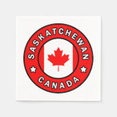 Saskatchewan Kanada Serviette (Vorderseite)