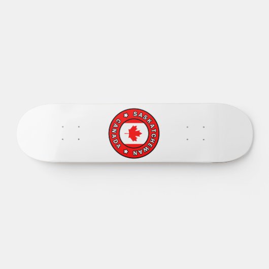 Saskatchewan Kanada Skateboard (Horizontal)