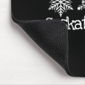 Saskatchewan Kanada Ski Skifahren Skifahrer Schnee Mousepad (Ecke)