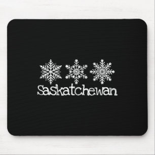 Saskatchewan Kanada Ski Skifahren Skifahrer Schnee Mousepad