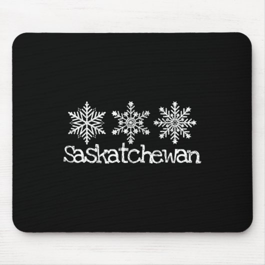 Saskatchewan Kanada Ski Skifahren Skifahrer Schnee Mousepad (Vorne)