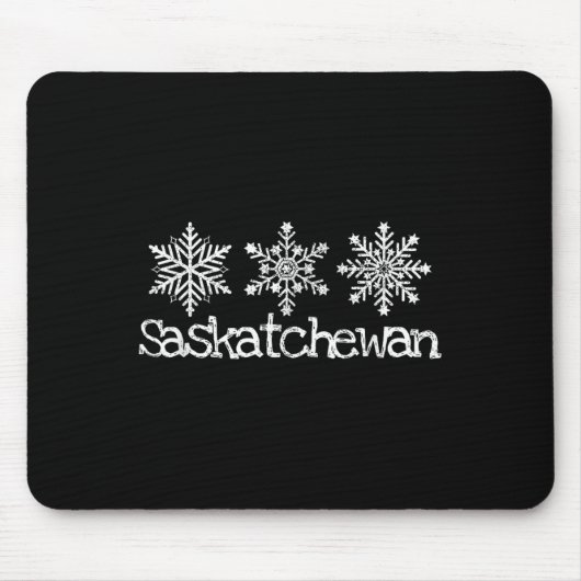 Saskatchewan Kanada Ski Skifahren Skifahrer Schnee Mousepad (Vorne)