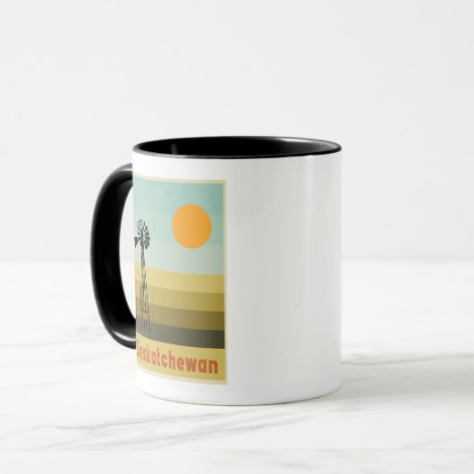 Saskatchewan Kanada Tasse (Vorderseite Links)