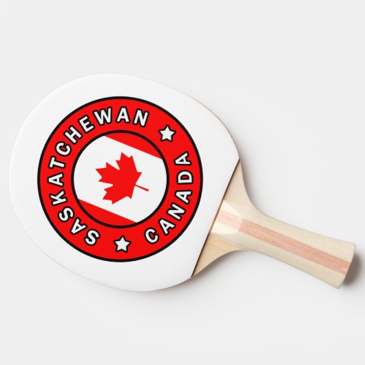 Saskatchewan Kanada Tischtennis Schläger (Seitenansicht)