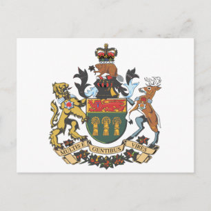 Saskatchewan (Kanada) Wappen-Coat Postkarte