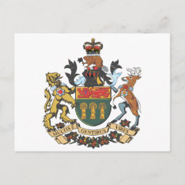 Saskatchewan (Kanada) Wappen-Coat Postkarte