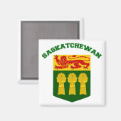 SASKATCHEWAN MAGNET (Vorderseite/Rückseite)