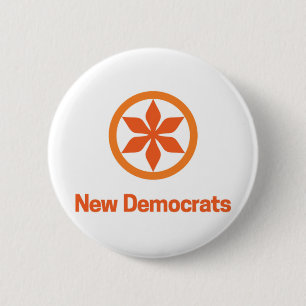 Saskatchewan New Democratic NDP Logo Button