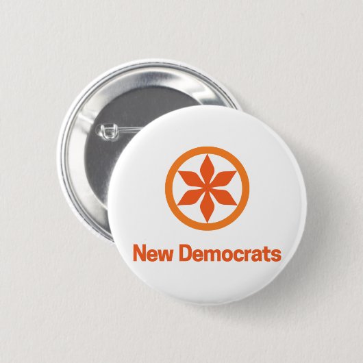 Saskatchewan New Democratic NDP Logo Button (Vorne & Hinten)