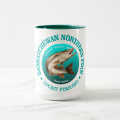 Saskatchewan Pike Fishing Tasse (Zentrum)