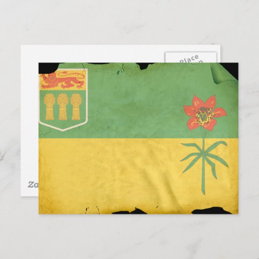 SASKATCHEWAN POSTKARTE (Vorne/Hinten)