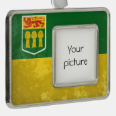 Saskatchewan Rahmen-Ornament Silber (Rechts)