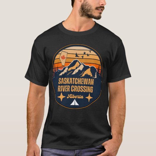 Saskatchewan River Crossing, Alberta T-Shirt (Vorderseite)