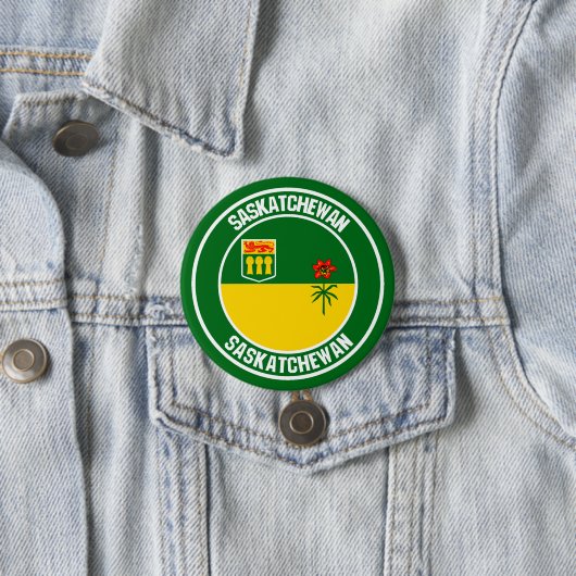 Saskatchewan Round Emblem Button (Beispiel)