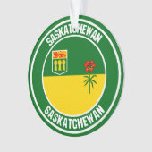Saskatchewan Round Emblem Ornament (Vorderseite)
