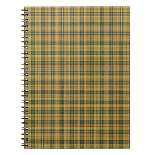 Saskatchewan Tartan Notizblock (Vorderseite)