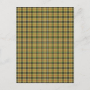 Saskatchewan Tartan Postkarte