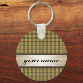 Saskatchewan Tartan Schlüsselanhänger (Vorderseite)