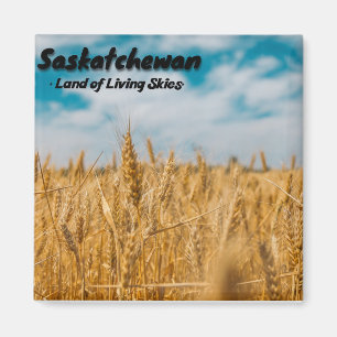 Saskatchewan-Weizen-Feld Magnet