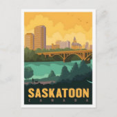Saskatoon Canada Vintage Travel Postkarte (Vorderseite)