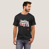 Saskatoon Girl Saskatoon Boarding Pass Saskatoon T-Shirt (Vorne ganz)